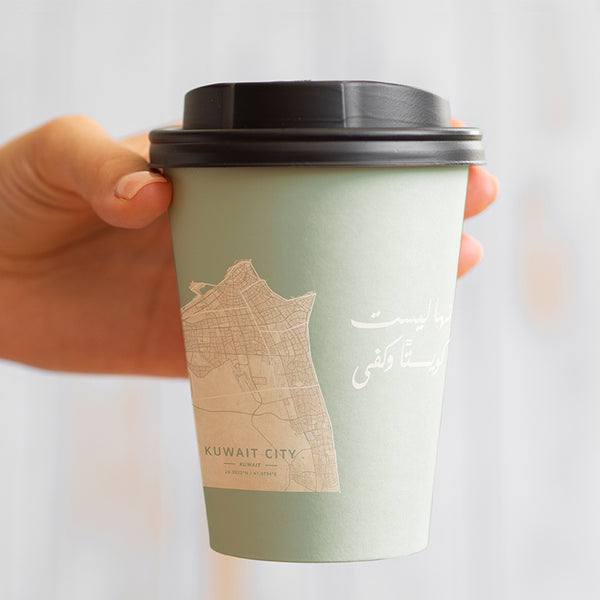 أكواب ورقية بتصميم العيد الوطني