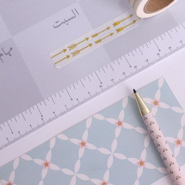 A4  | خطة إسبوعية كبيرة